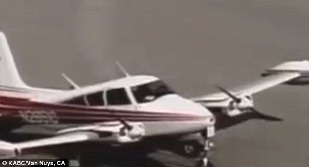 Пилот сумел посадить самолет с отказавшим двигателем в Лос-Анжелесе