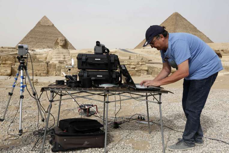 В Египте исследуют пирамиду Хуфу при помощи технологии инфракрасных лучей