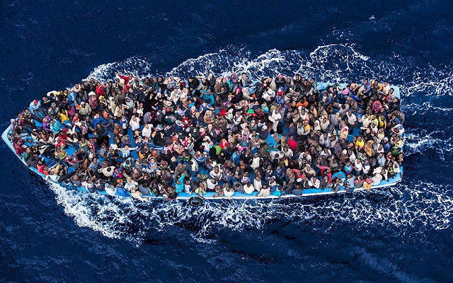 Число мигрантов на долю населения некоторых стран