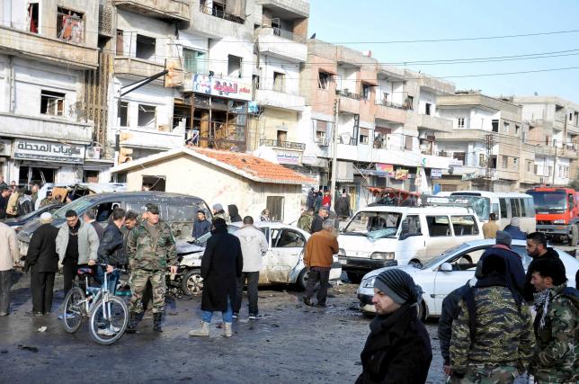 В городе Хомс, Сирия произошел теракт: 24 погибших
