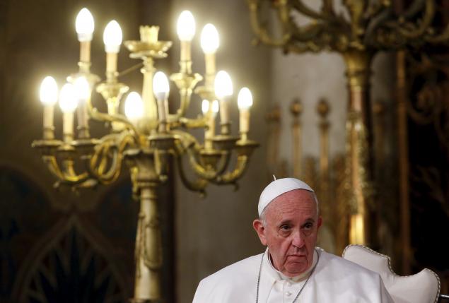 Папа Римский Франциск посетил главную римскую синагогу