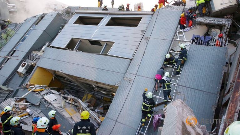 В ходе тайваньского землетрясения погибло 114 человек