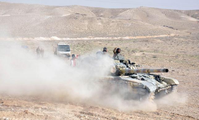 Сирийские войска сражаются за освобождение Пальмиры
