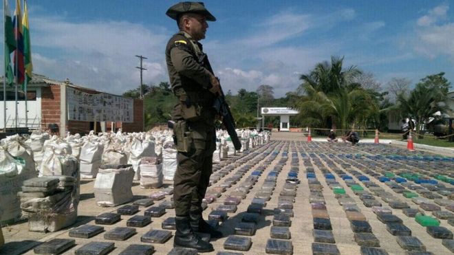 В Колумбии изъята рекордная партия кокаина