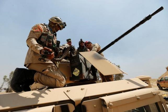 Иракские войска обстреливают город Фаллуджа