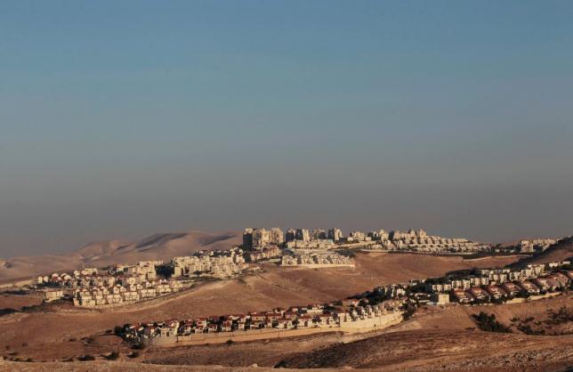 A view of the West Bank Jewish settlement of Maale Adumim is seen near Jerusalem