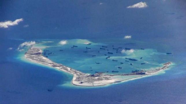 Китай строит воздушные ангары на территории архипелага Спратли