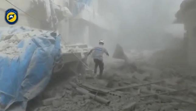 Газовая атака в Алеппо привела к десяткам пострадавших