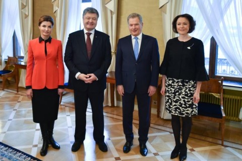Порошенко провел встречу с президентом Финляндии
