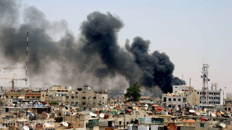 Асад бомбит Дамаск