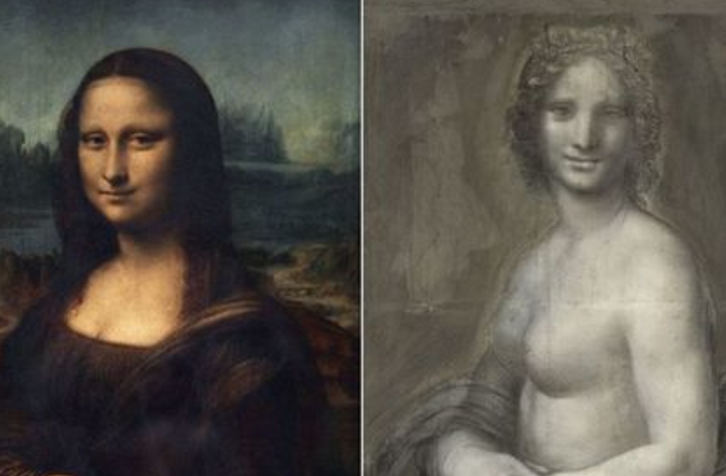 Во Франции найдена обнаженная Мона Лизи